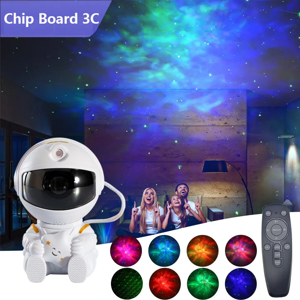 LEDSSTARS ™ Astronaut Galaxy Projector Night Light